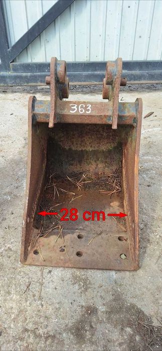 Łyżka do koparki kubota szer 30cm 28cm fi30mm fi 30 mm minikoparka