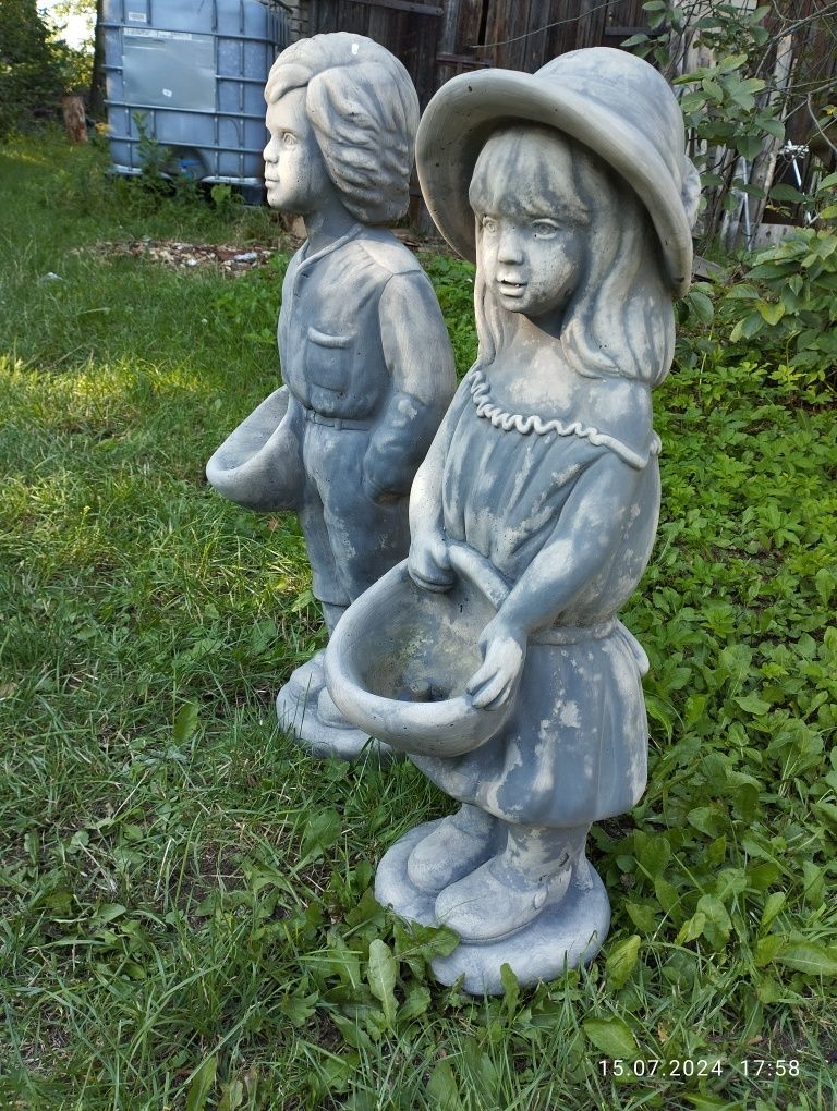 Figurka Ogrodowa Betonowa Kwietnik Donica Taras Doniczka Ogród Działka