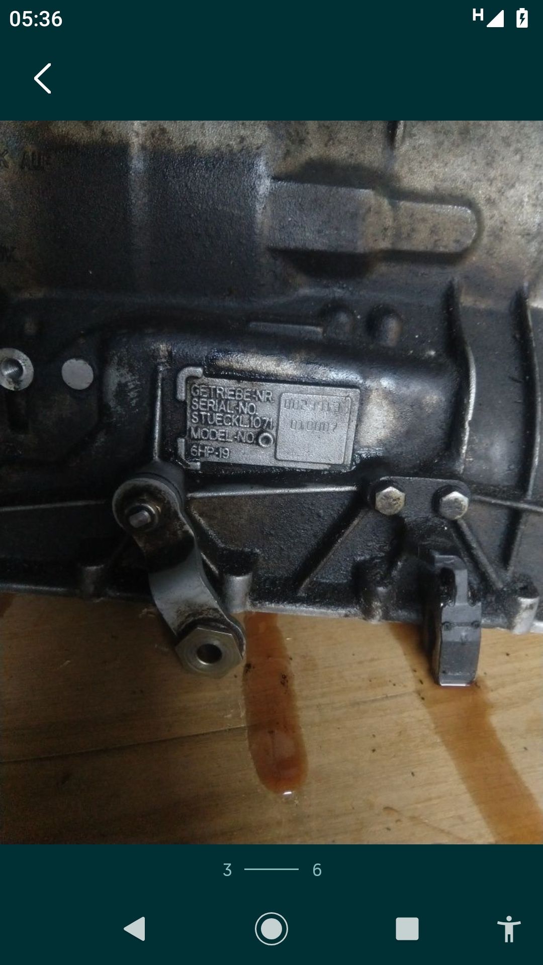 Акпп 6HP19 , e60, m54, BMW525 i, 2004г