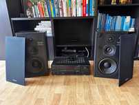 Amplituner Denon DRA275RD Pilot Bluetooth Głośniki Technics SB-C350