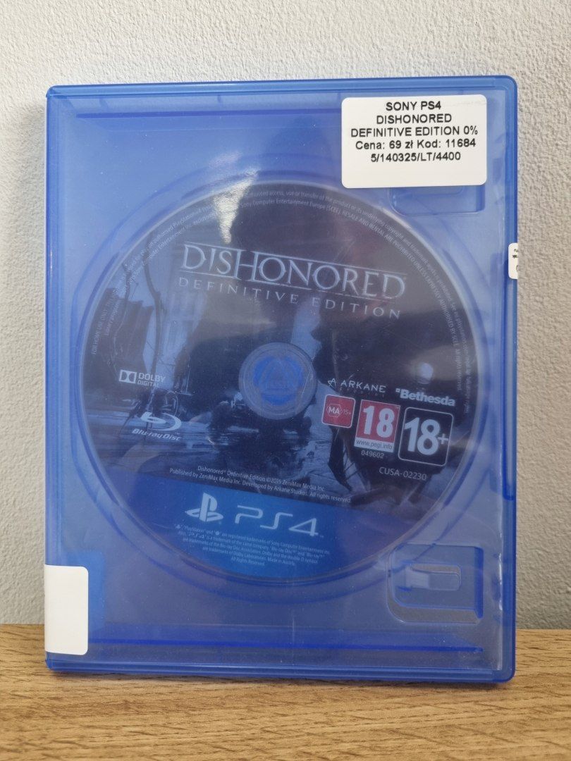 Gra Dishonored: Definitive Edition Playstation 4 Ps4 Używana