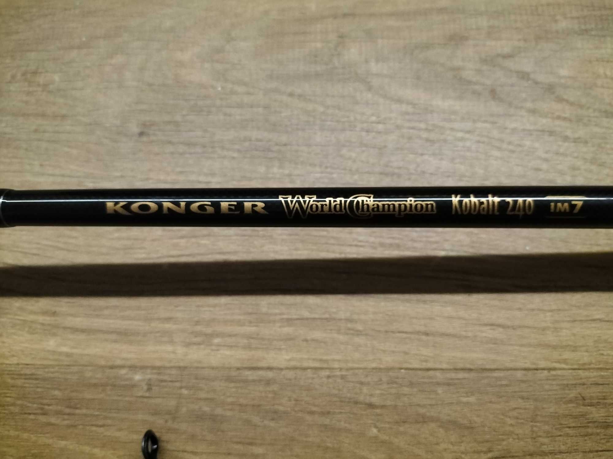 Spinning Konger world champion kobalt 240/28 IM7 szczupak troć boleń