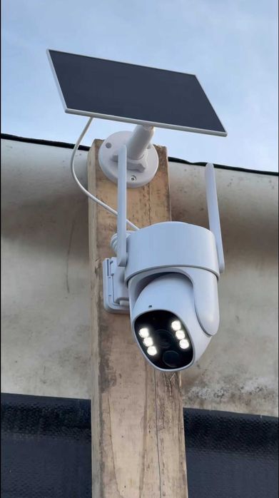 Set Câmera Wifi giratória + Painel Solar | Visão em Infravermelho