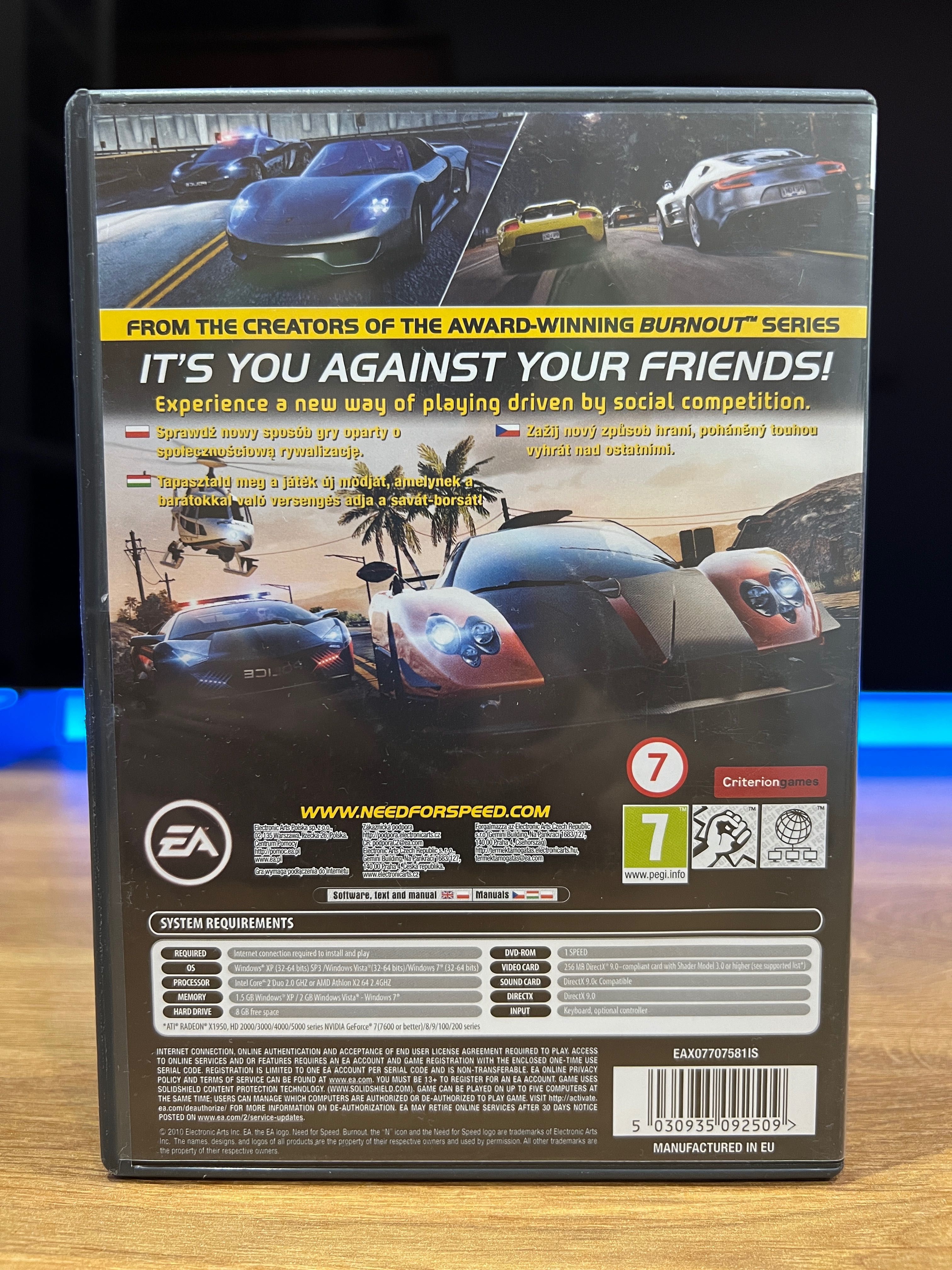 Need for Speed Hot Pursuit (PC PL 2010) DVD BOX premierowe wydanie