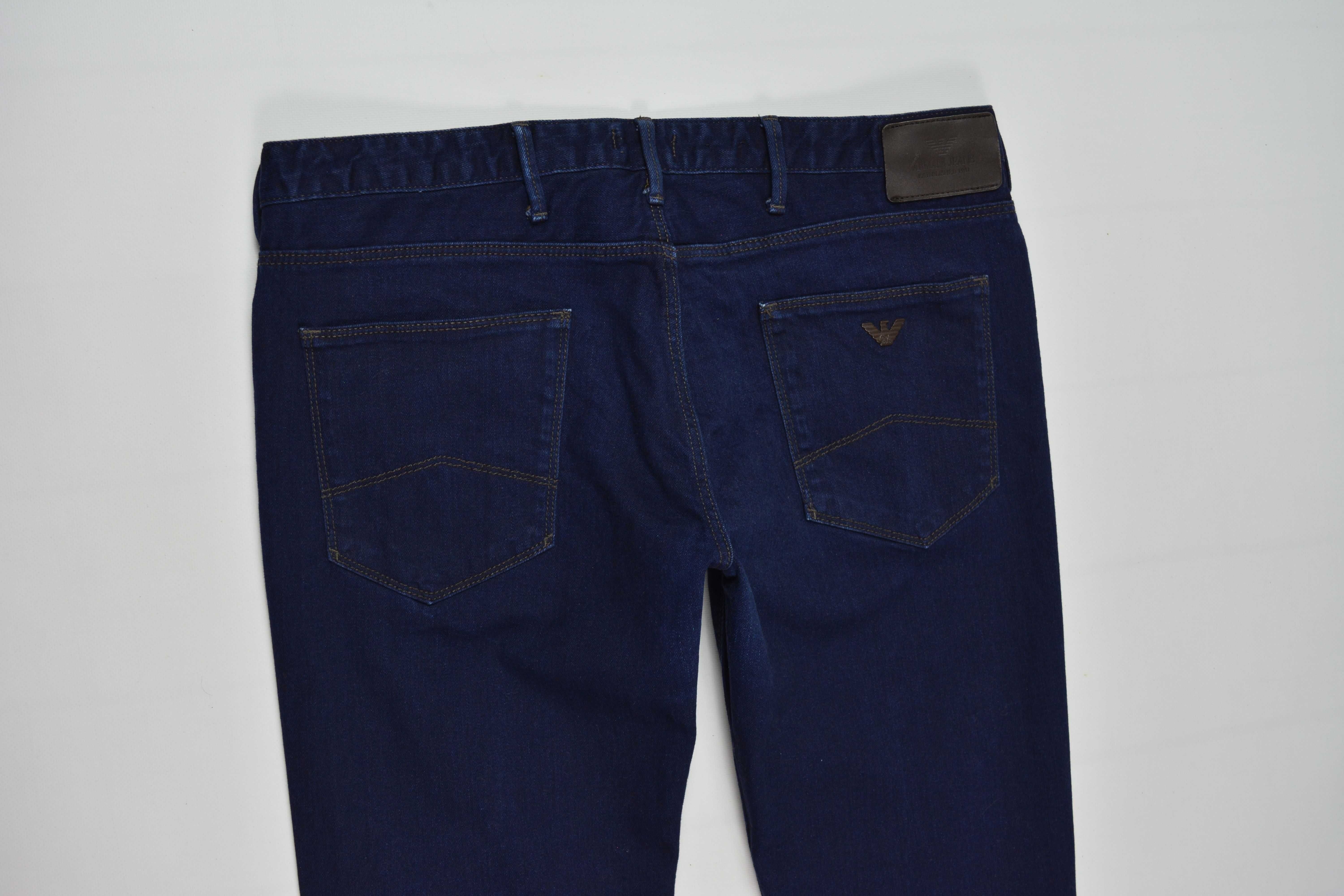 Armani Jeans J06 Slim Ciemne Jeansy Stretch W34 L30 34/30 pas:92