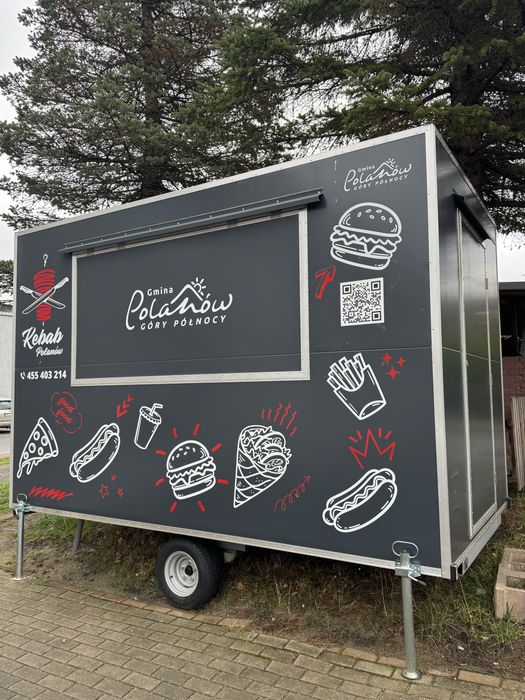 Przyczepa gastronomiczna 2025rok zarejstrowana, odbior sanepidu