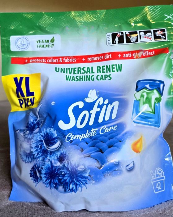 Kapsułki do prania Sofin Complete Care 42 sztuki