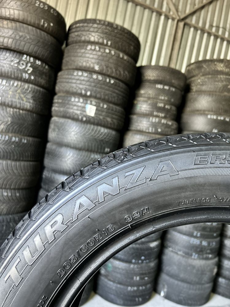 205/60/16 Bridgestone літо пара резина шини б/у склад
