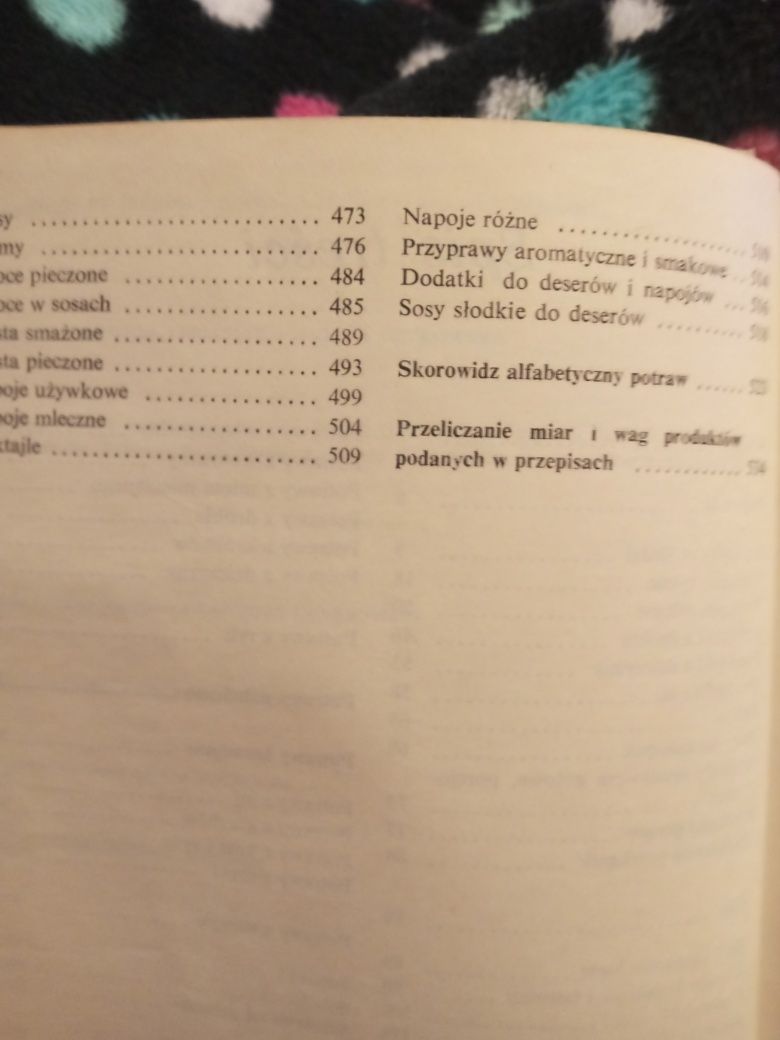 Książka kucharska z 1978 roku