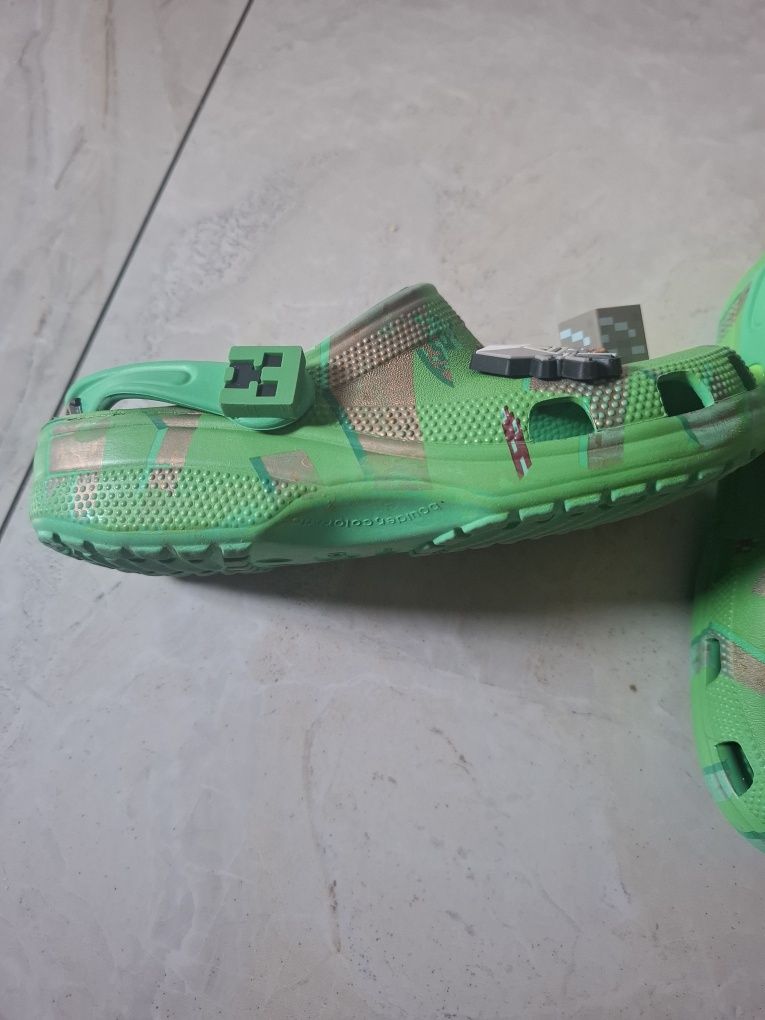 Crocs Minecraft Zielone