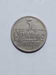 Zestaw monet 5 złotych 1839 i 5 pfennige 1923 WMG