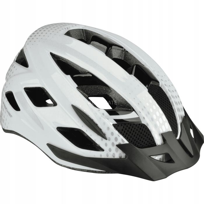 kask rowerowy fischer urban biały mtb rozmiar l/xl 58-61 cm