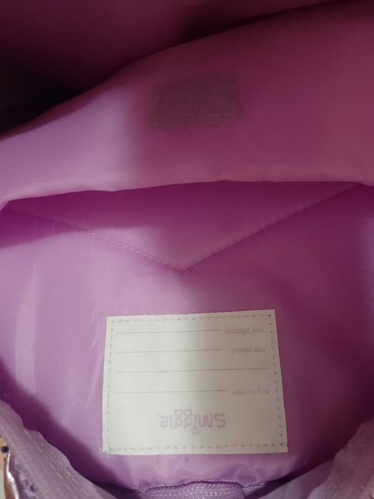 Ekskluzywny, duży, metaliczny plecak z Londynu, Top Vintage