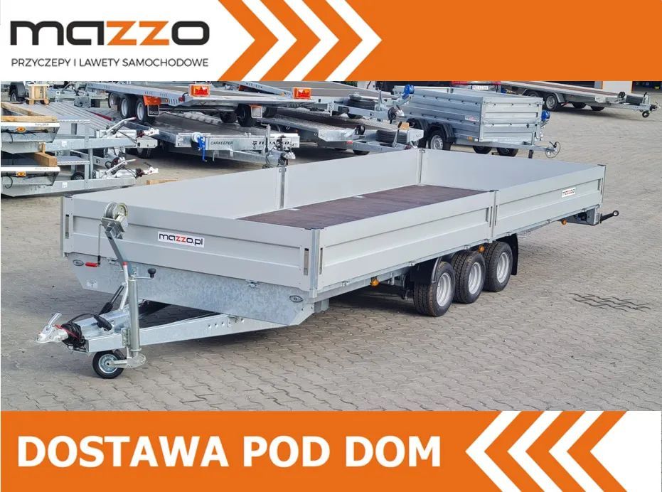 Niewiadów Dostawa Przyczepo-laweta 600x210 cm DMC3500kg BURTY ALUMINIOWE, KOŁO ZAPASOWE, AMORTYZATORY OSI  Dostawa Przyczepo-laweta 600x210 cm DMC3500kg BURTY ALUMINIOWE, KOŁO Z