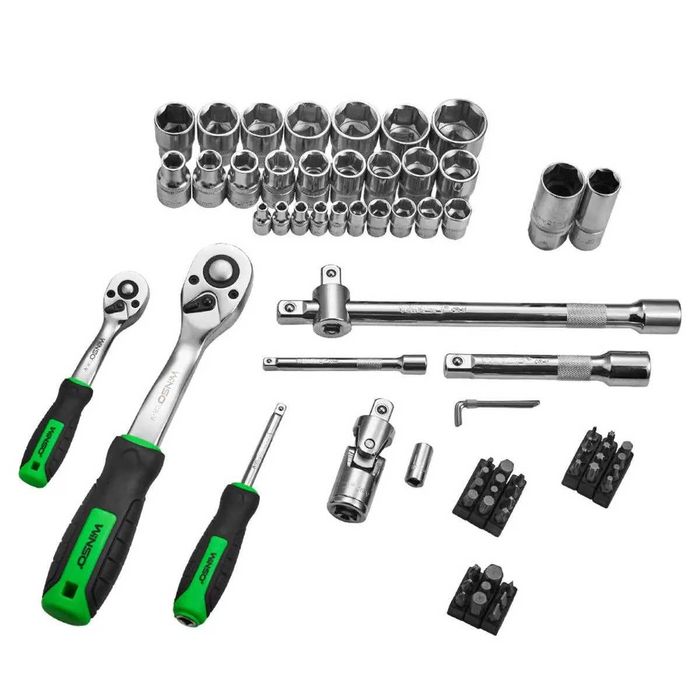 Набір інструментів в кейсі Winso Pro 1/2", 1/4" 72 T, CR-V, 73од.