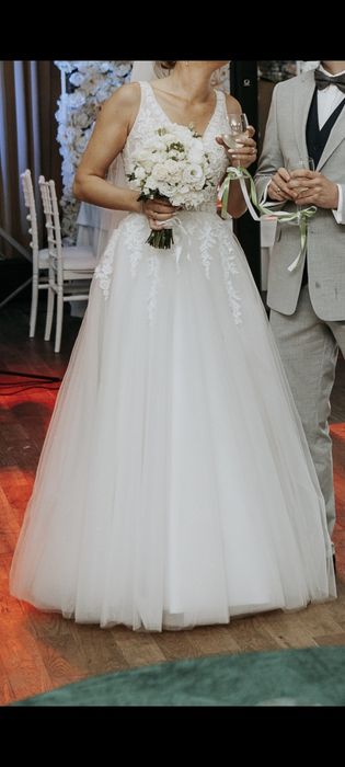 Suknia ślubna księżniczka