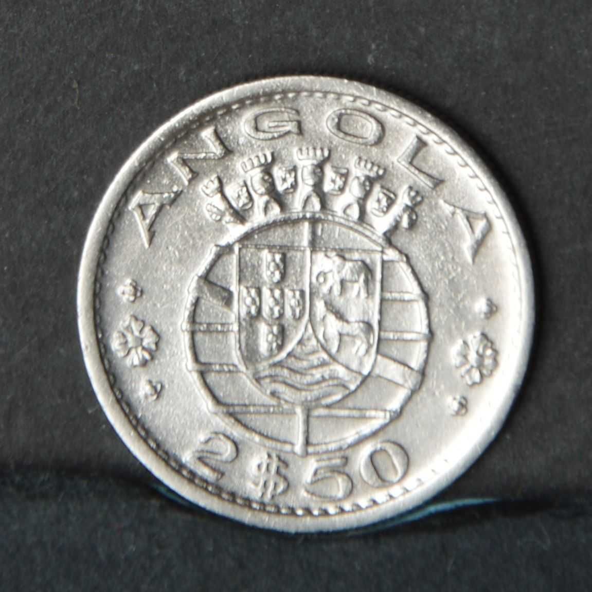 Angola 2,5 escudos 1969 - olx X10350