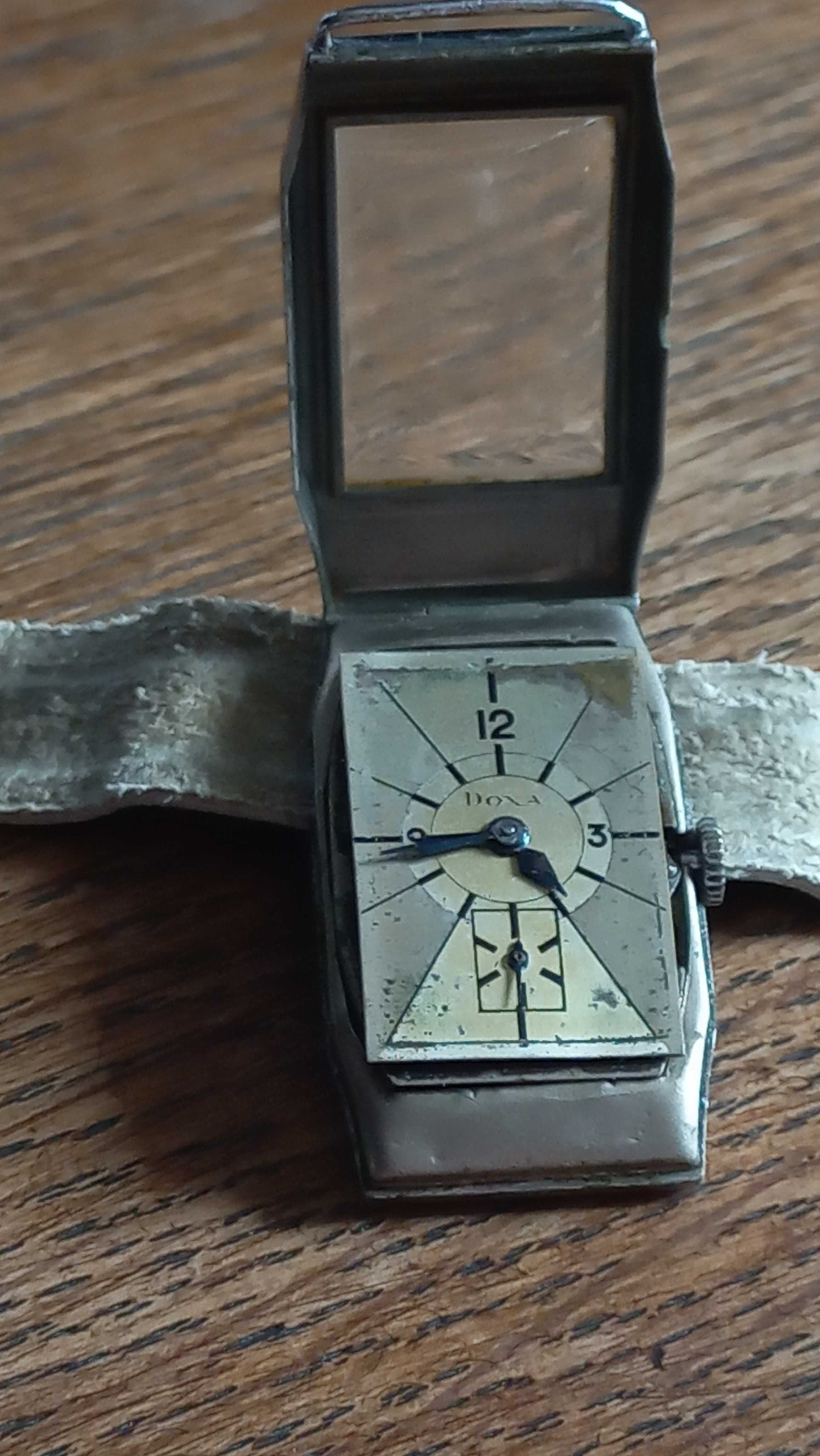 Sprzedam stary nakręcany zegarek Doxa z 1942r II wojna światowa