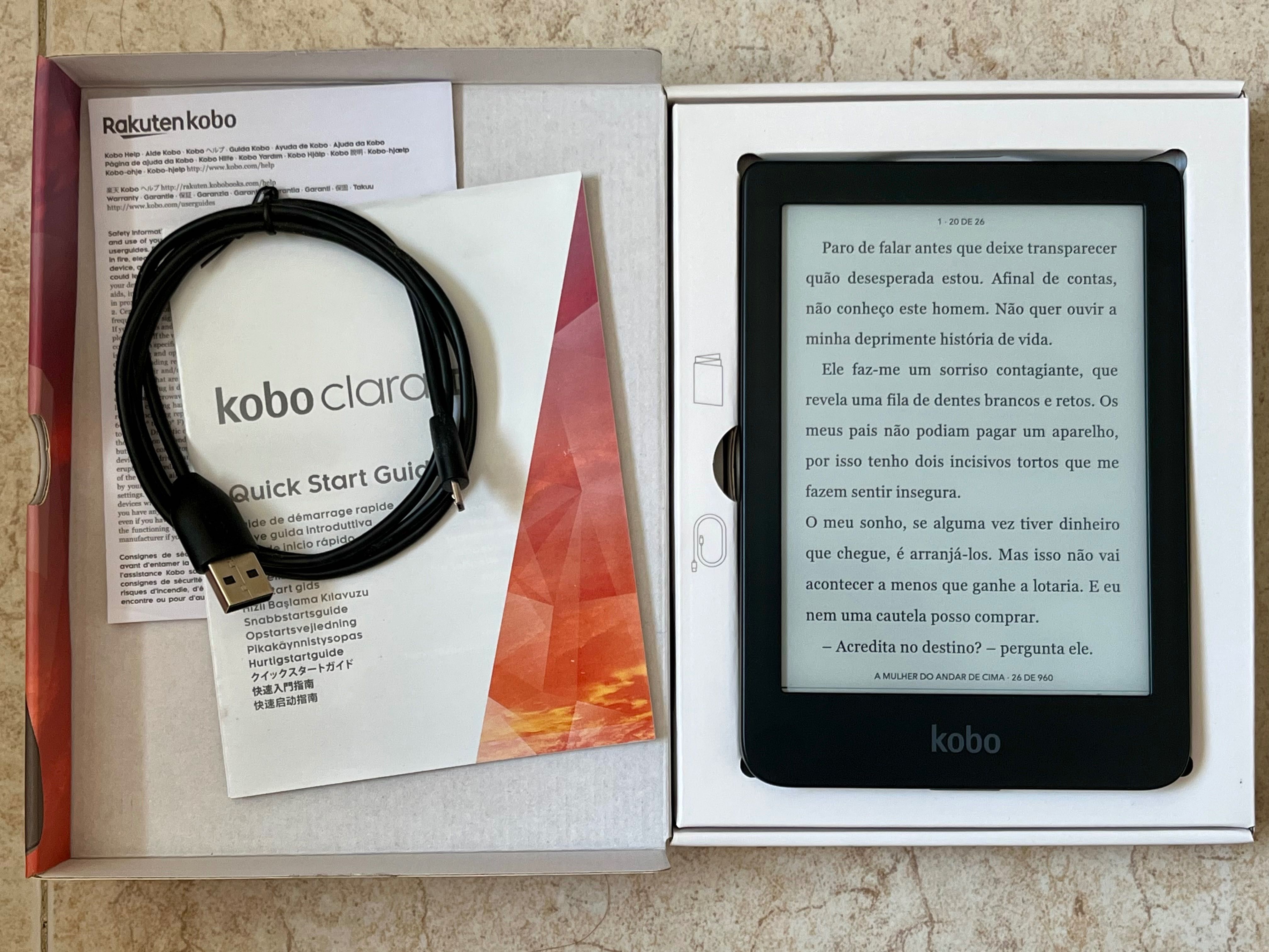 Kobo Clara HD - igual a  NOVO
