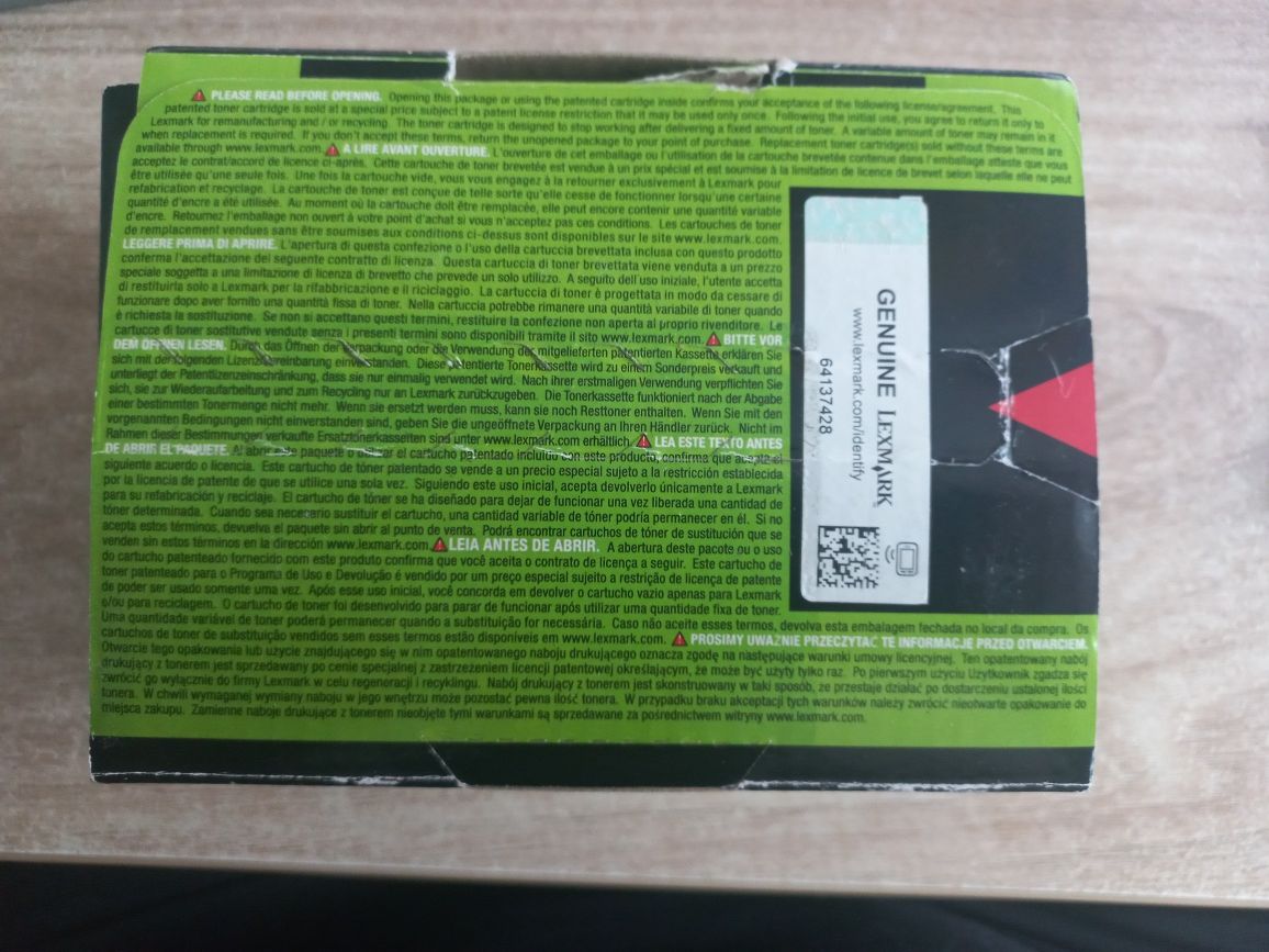 Lexmark 702HKE Toner CARTRIDGE Czarny CS310 CS 410 CS510