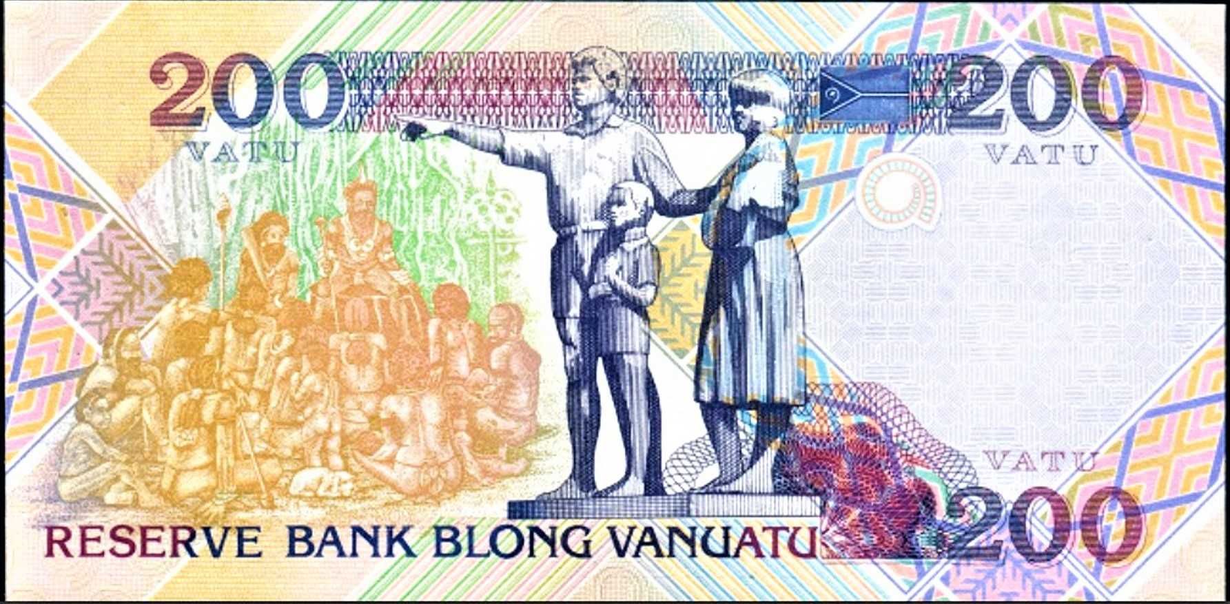 VANUATU 1995- P9 - 200 vatu UNC-RZADKI! Gratis wysyłka!