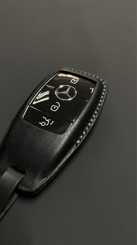 Кожаный Чехол для смарт ключа Мерседес Mercedes