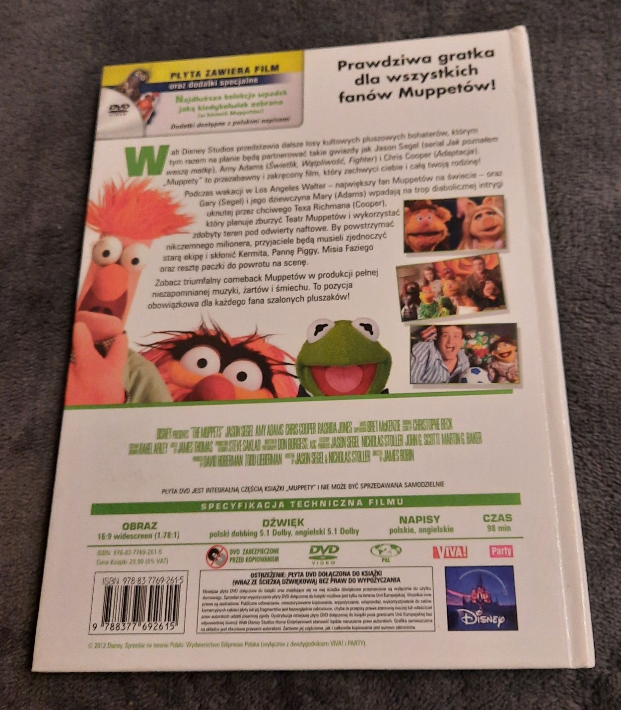 MUPPETY film Disney DVD