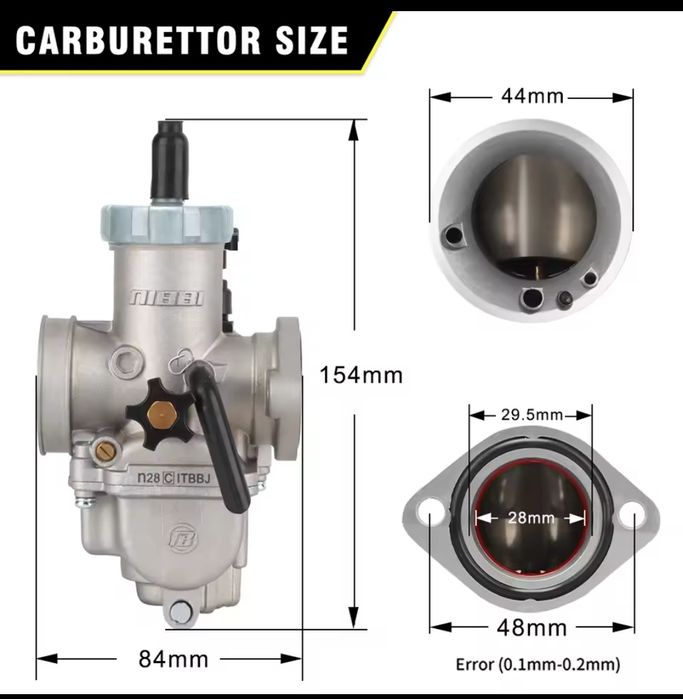 Карбюратор NIBBI PEZ 28