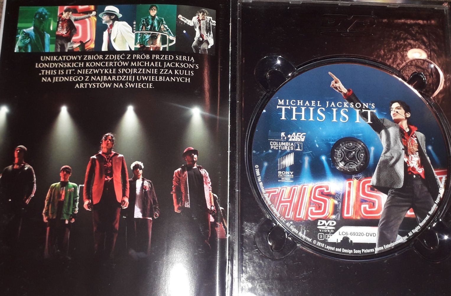 Michael Jackson's This is it dvd