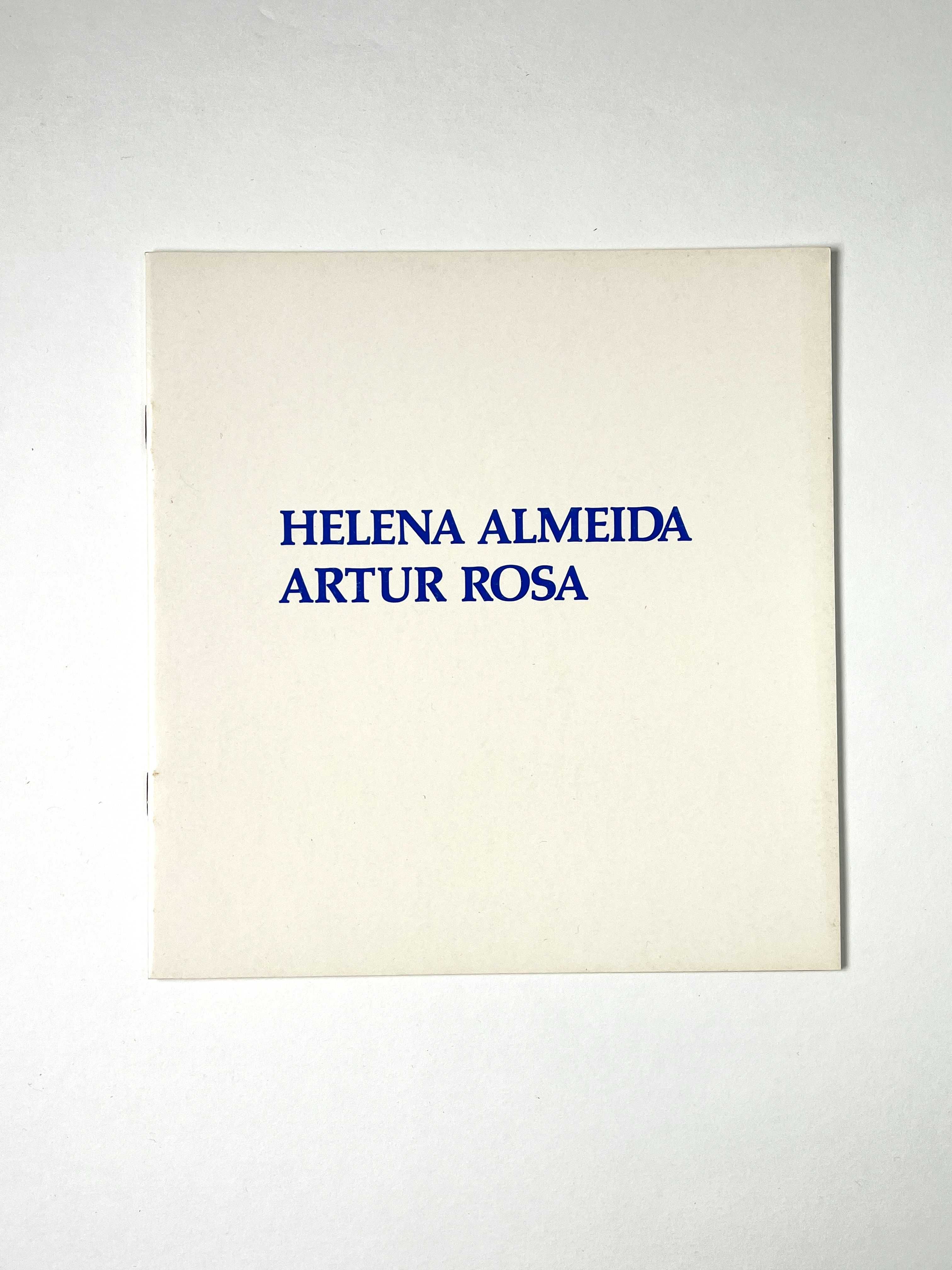 Helena Almeida e Artur Rosa 1985 catálogo de exposição