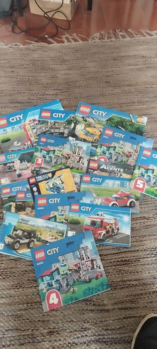 Lote Lego manuais mais de 2 kgs
