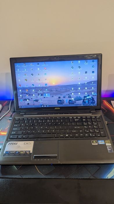 Laptop MSI CX61 i5 / 8GB RAM / GT 645M / sprawny / bez baterii