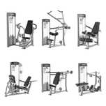 Zestaw 8 Profesjonalnych Maszyn Life Fitness z serii Optima