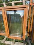 3x okno plastikowe 87x140 zloty dab obustronny rozwierno uchylne RU