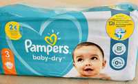 Продам підгузки Pamper baby-dry #3, упаковка 52  шт.