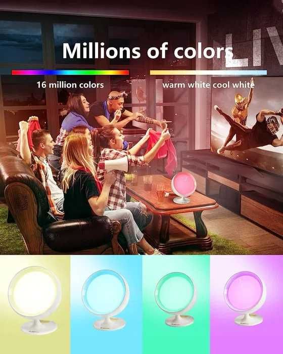 Inteligentna lampka Alantop USB WiFi RGB Google Alexa