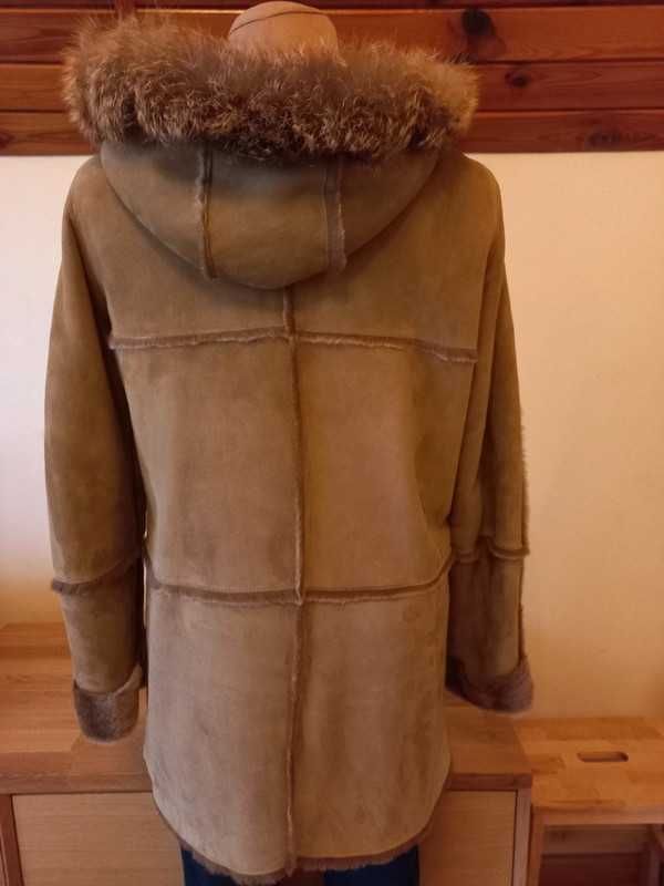 Lu Man naturalny lekki kożuszek 44