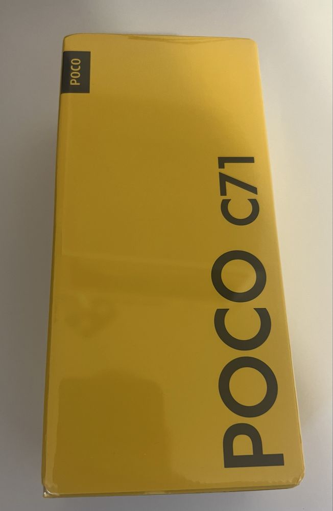 Продам новий мобільний телефон Xiaomi poco C71 3/64Gb Black
