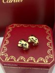 Серьги в стиле Cartier Panthere золото 750