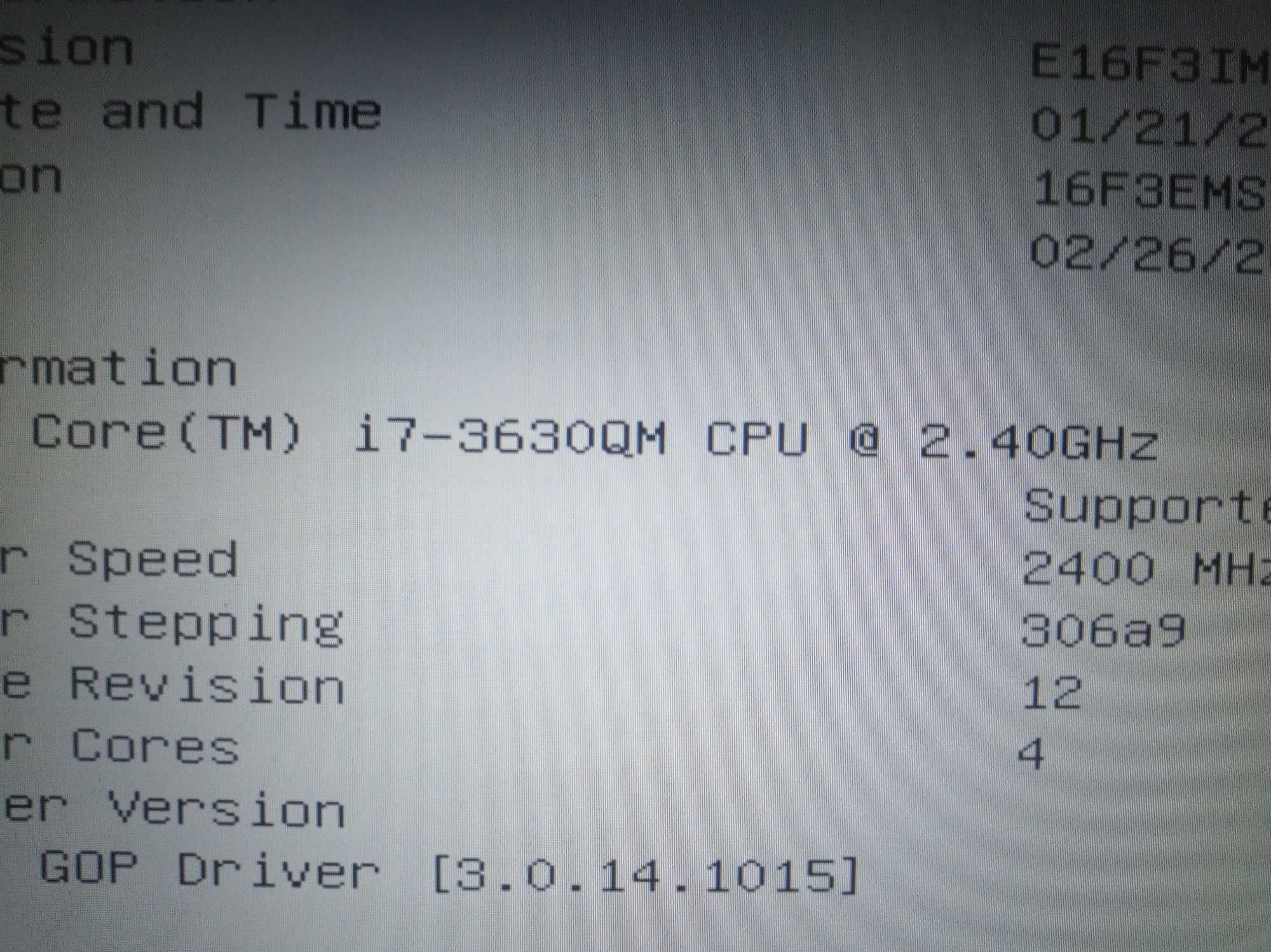 Процессор для ноутбука Intel i7 3630qm 2.4ГГц-3.4ГГц 4/8