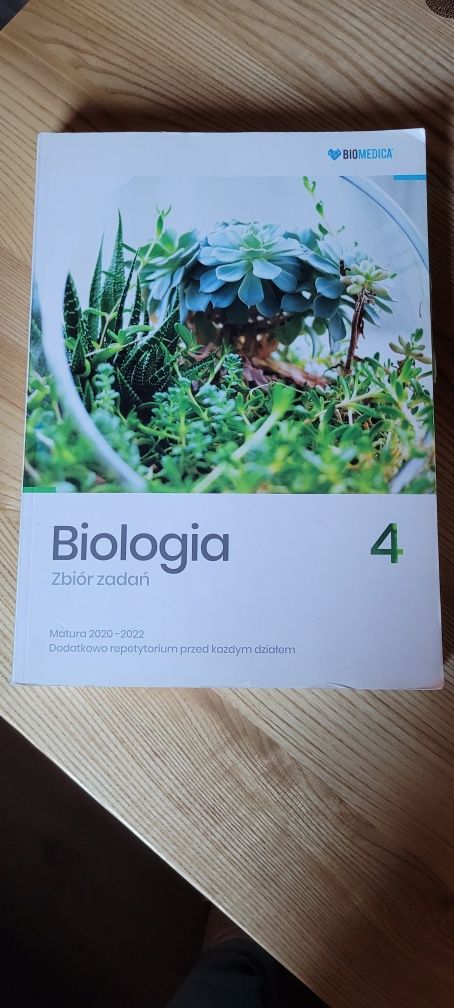 Biologia  4 zbiór zadań matura 2020 - 2022