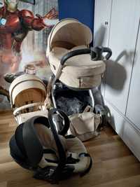 Wózek Stokke 3 w 1 plus baza do fotelika