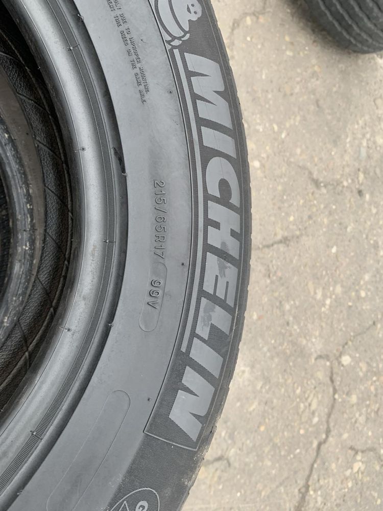 Шини 215/65 R17 Michelin пара 2021р літо 6мм