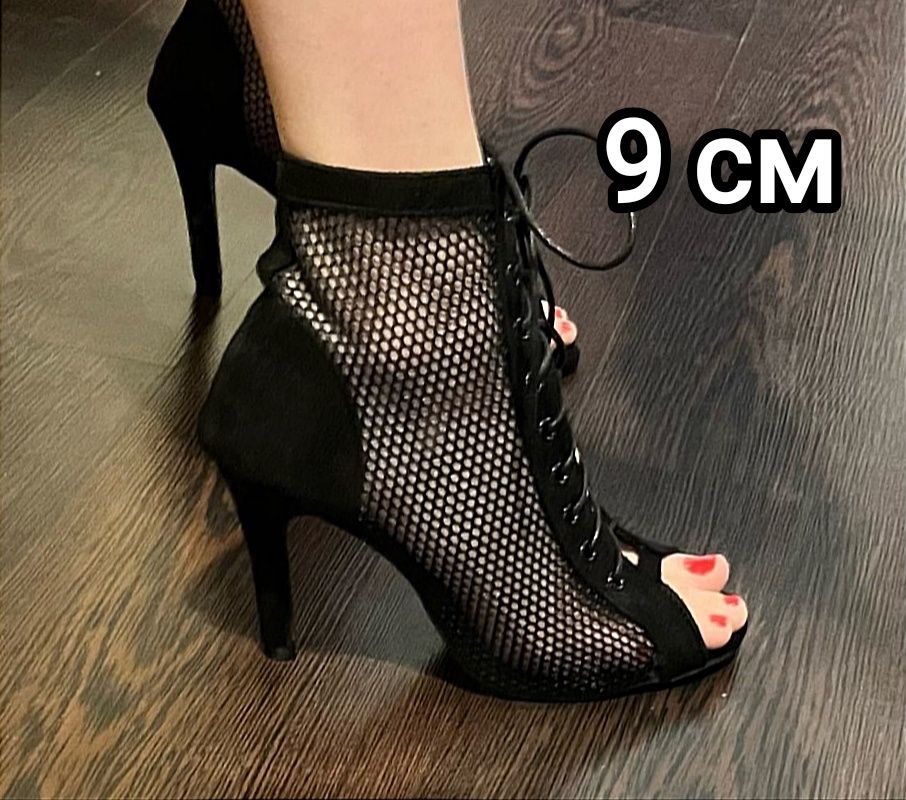 Туфлі для хілсу high heels для танців 9 см каблук 35 36 37 38 39 40 41