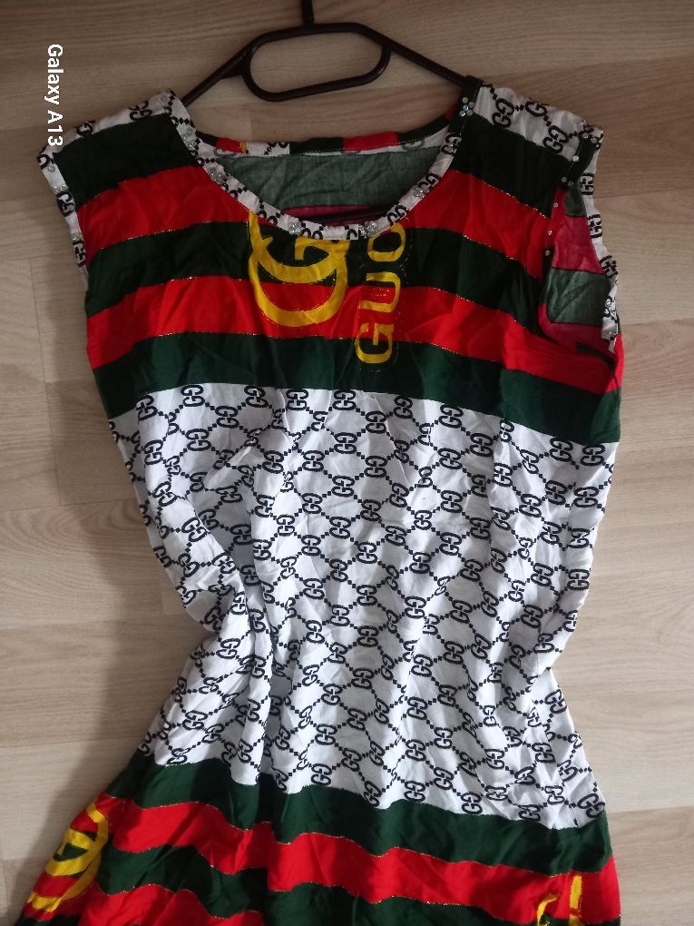 Gucci długa sukienka na lato L