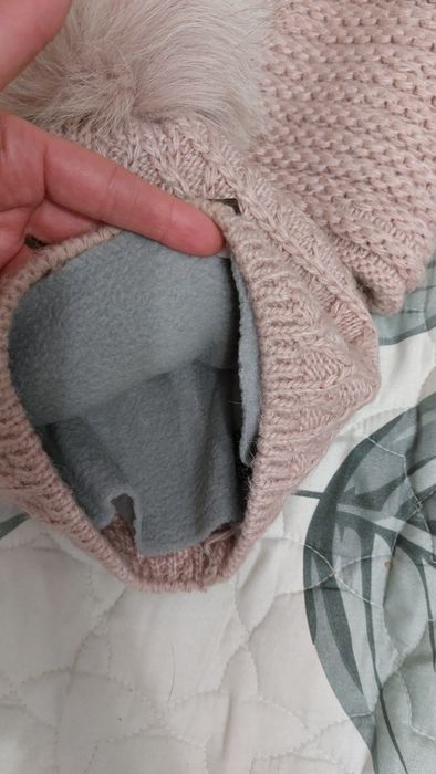 Шапка + хомуток зимові