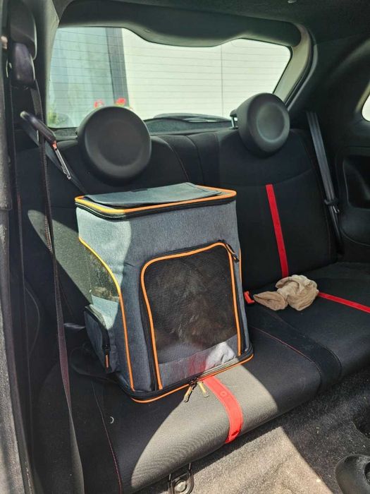 Plecak Transporter dla Psa/Kota z Oknem MESH Elegancki, Składany NOWY