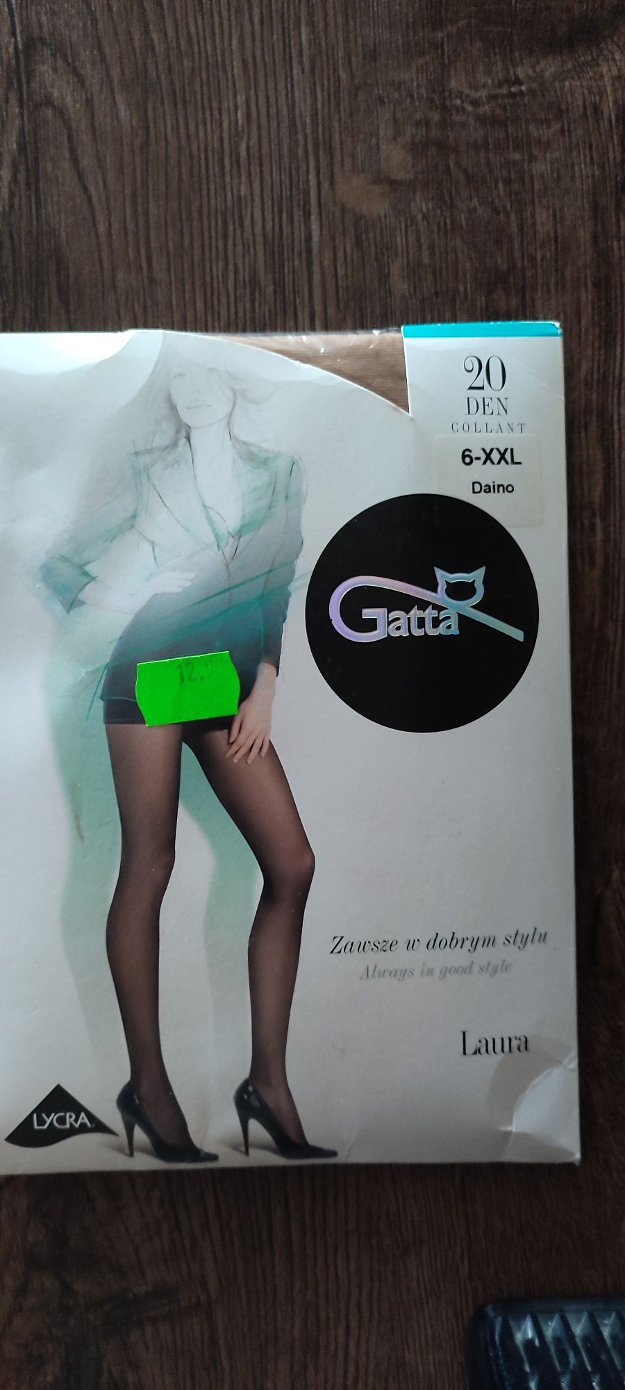 Rajstopy plus size 6 XL Gatta