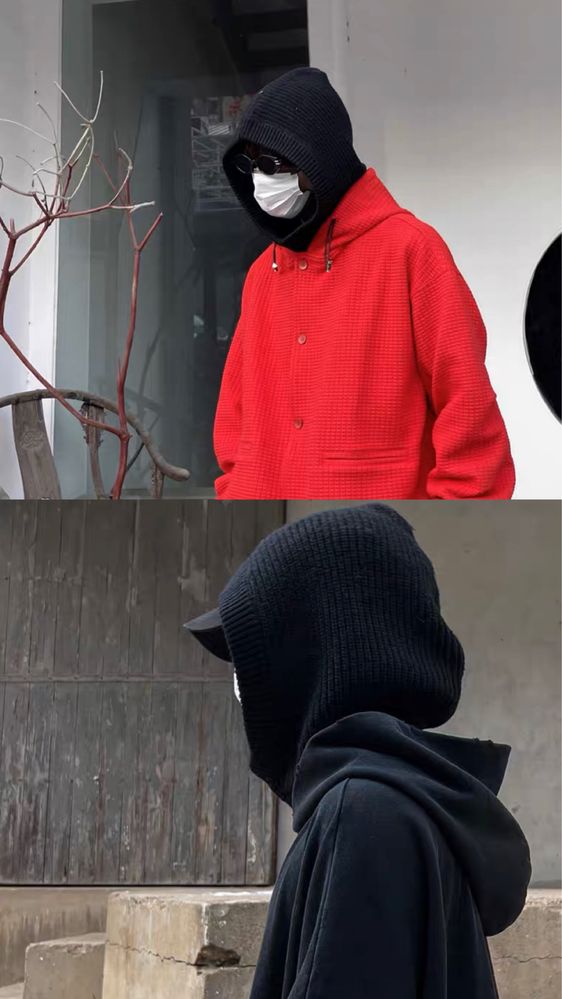 Капор шапка балаклава Rick Owens