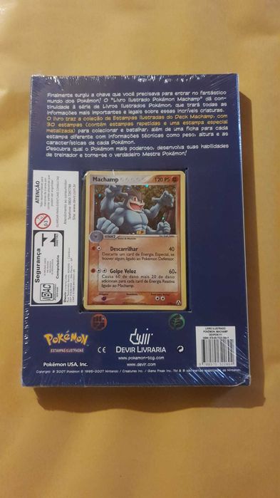 2006 POKEMON TCG Machamp EX Legend Maker Half Deck + Livro NOVO